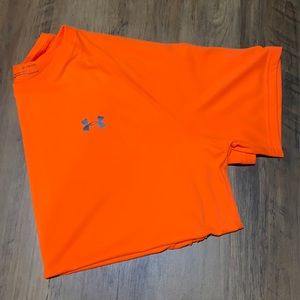 XL Blaze Orange Under Armour HEATGUARD T-Shirt